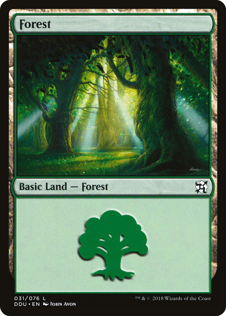 Forest (DDU-031) [Duel Decks: Elves vs. Inventors]