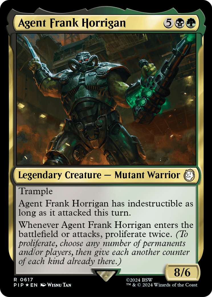 Agent Frank Horrigan (Surge Foil) (PIP-617) [Fallout] Foil