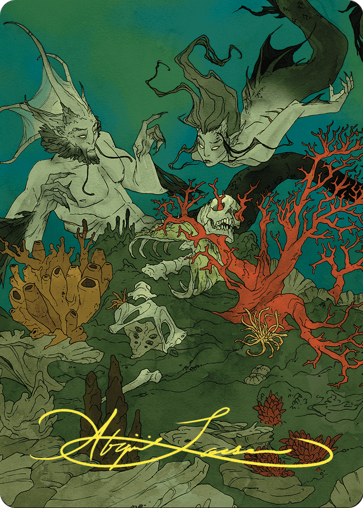 Curiosity // Curiosity (AWOE-065) (Borderless) [Wilds of Eldraine Art Series] Foil
