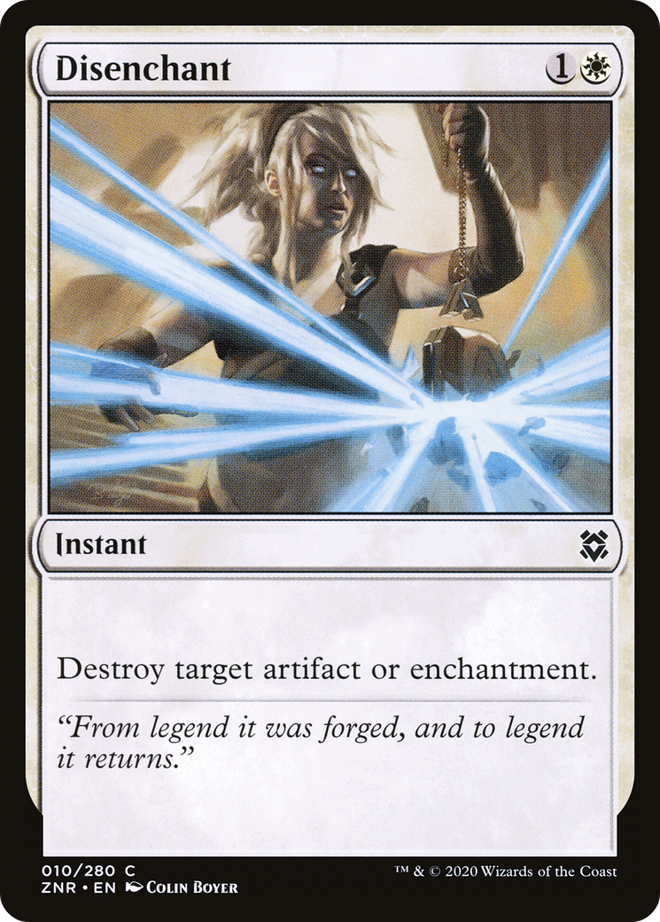 Disenchant (ZNR-010) [Zendikar Rising] Foil