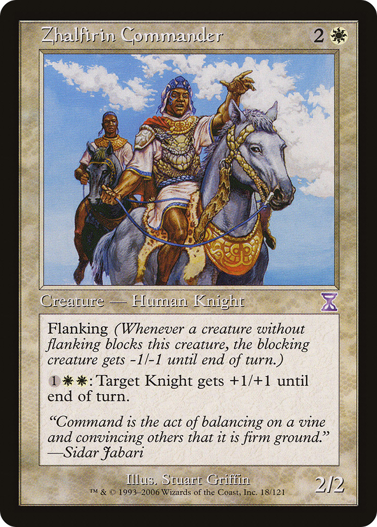 Zhalfirin Commander (TSB-018) [Time Spiral Timeshifted] Foil
