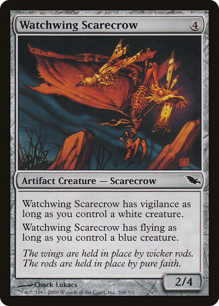 Watchwing Scarecrow (SHM-268) [Shadowmoor] Foil