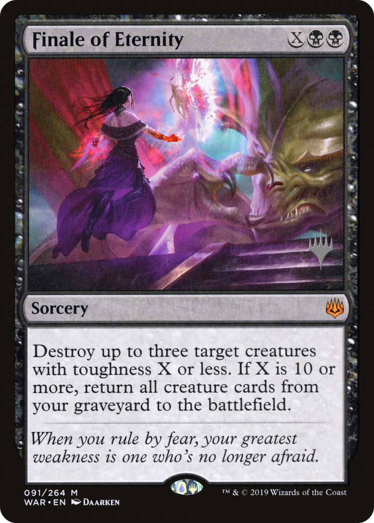 Finale of Eternity (PPELD-091) [Promo Pack: War of the Spark Promos] Foil