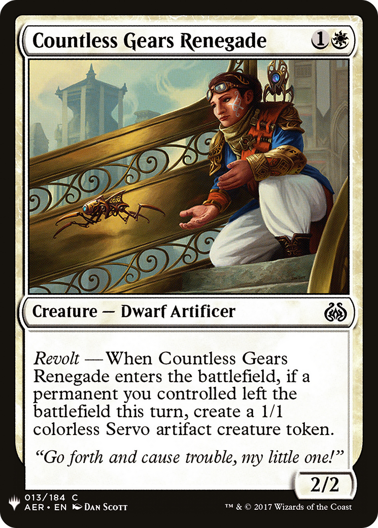 Countless Gears Renegade (LIST-013) [The List]