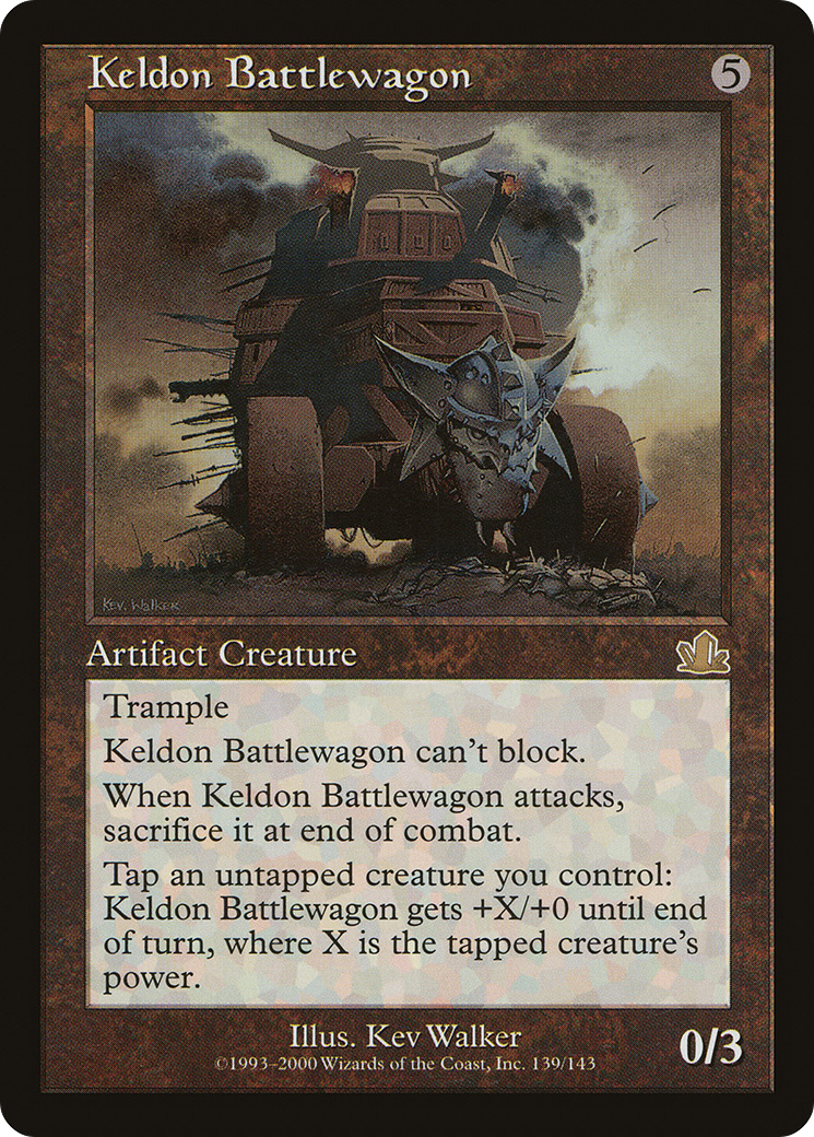 Keldon Battlewagon (PCY-139) [Prophecy] Foil
