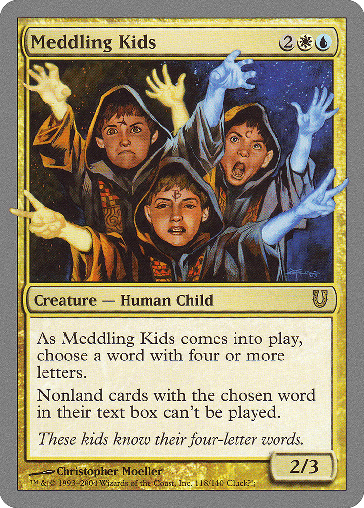 Meddling Kids (UNH-118) [Unhinged] Foil