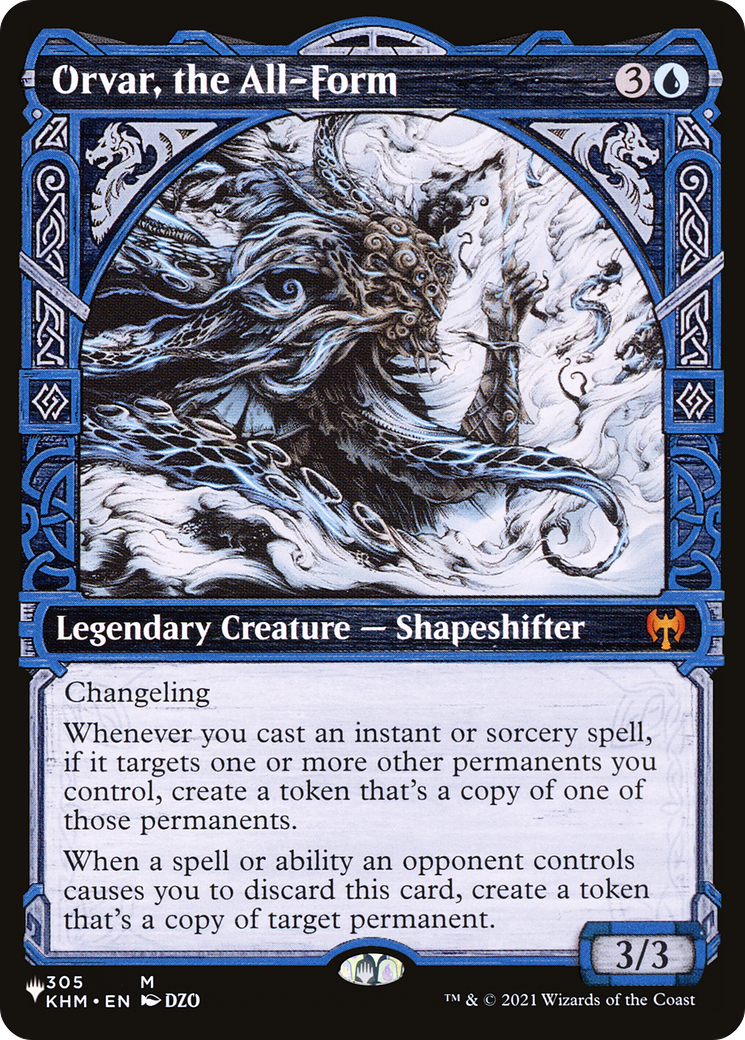 Orvar, the All-Form (Showcase) (LIST-305/285) [The List]