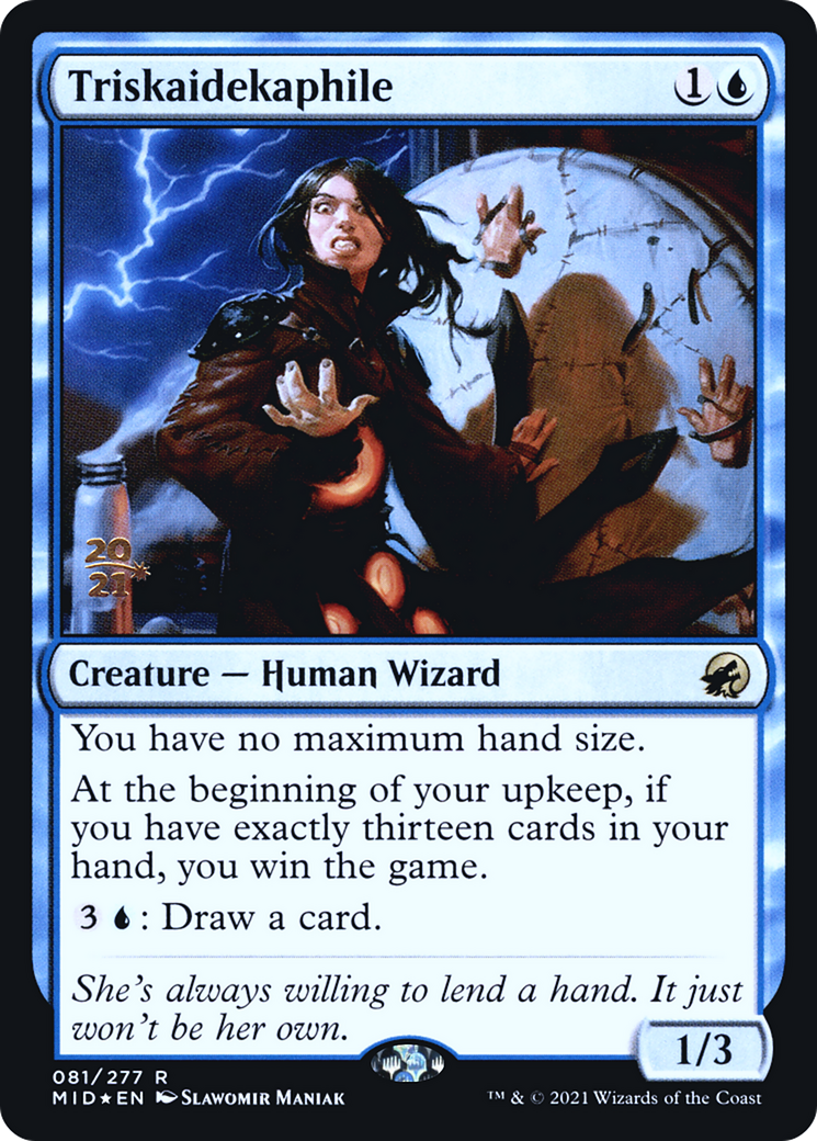 Triskaidekaphile (PRE-081) [Innistrad: Midnight Hunt Promos] Foil