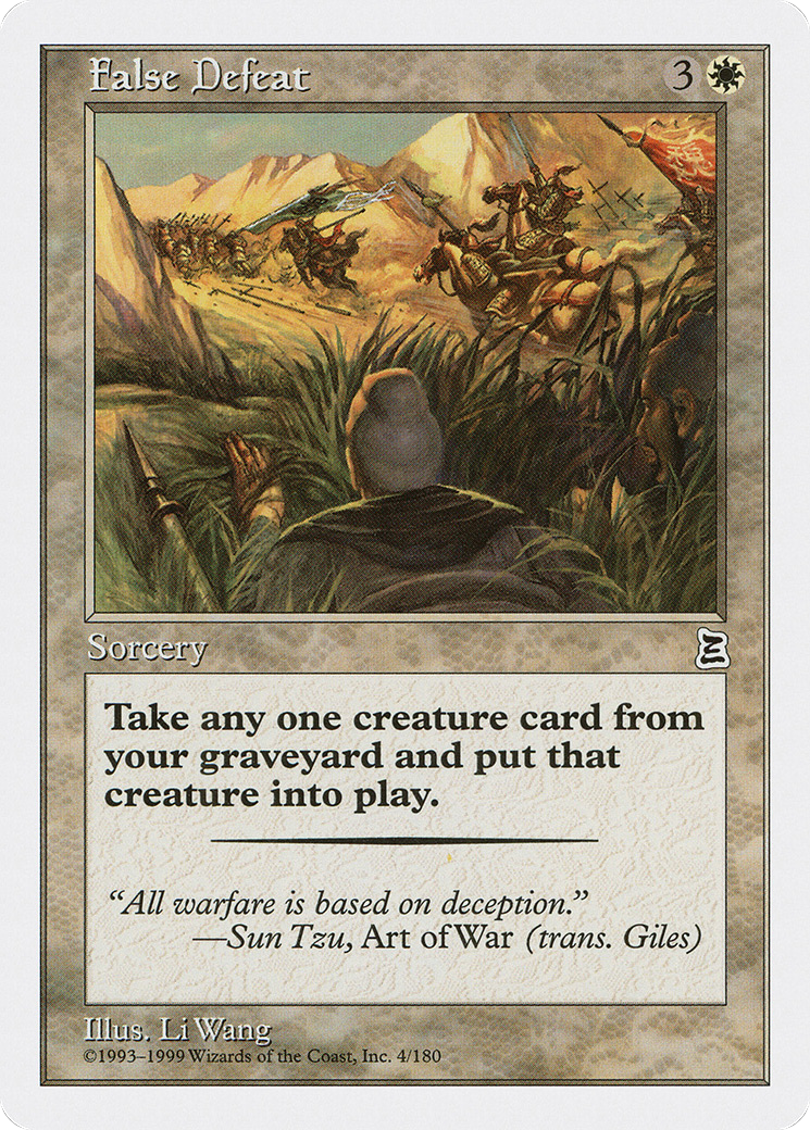 False Defeat (PTK-004) [Portal Three Kingdoms]
