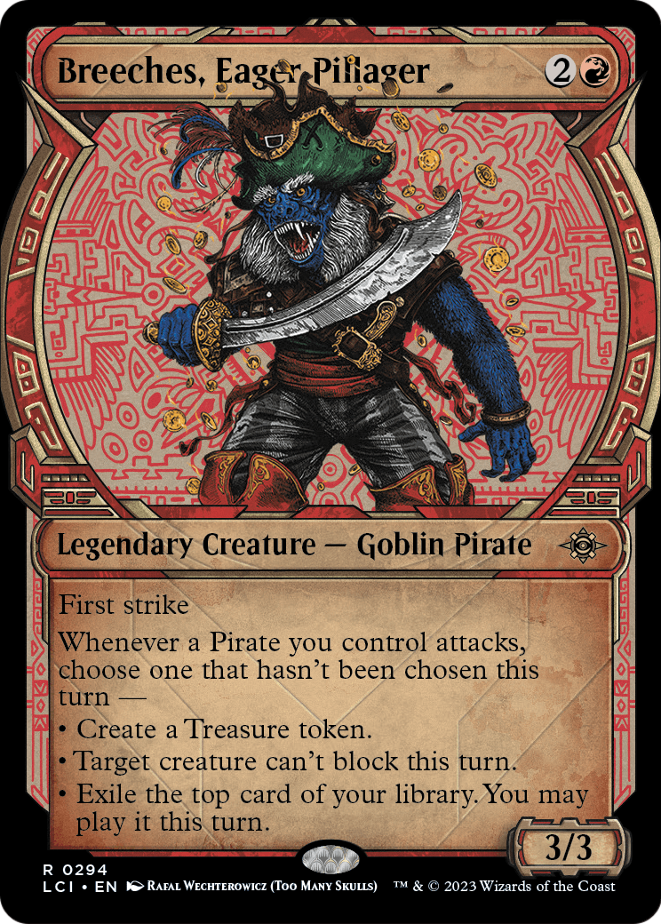 Breeches, Eager Pillager (Showcase) (LCI-294) [The Lost Caverns of Ixalan]