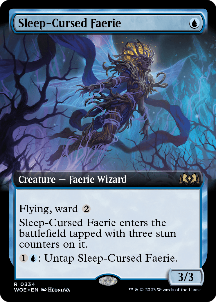 Sleep-Cursed Faerie (Extended Art) (WOE-334) [Wilds of Eldraine]