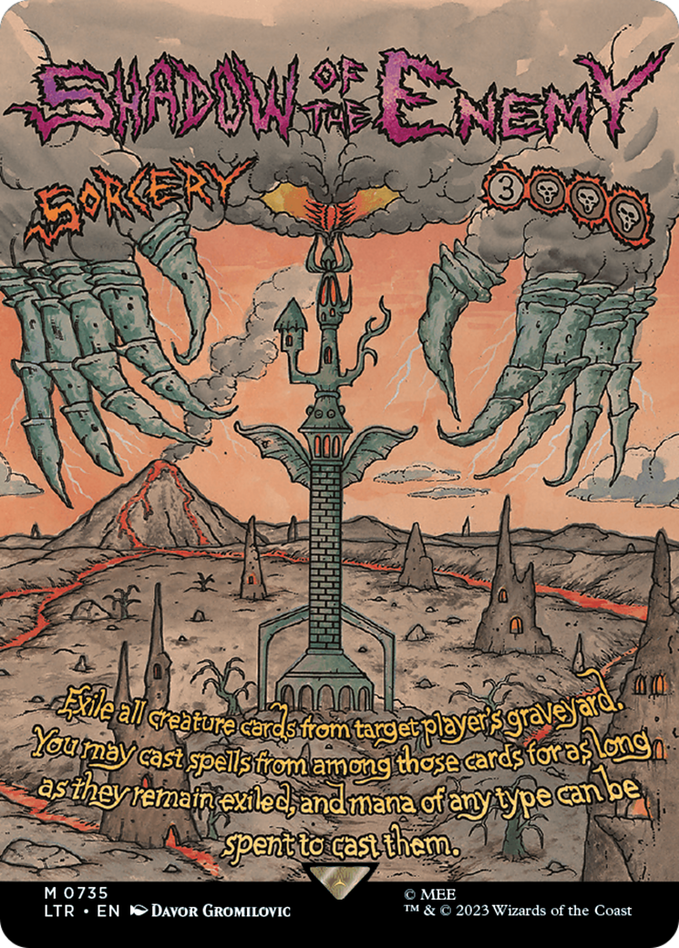 Shadow of the Enemy (Borderless Poster) (LTR-735) [The Lord of the Rings: Tales of Middle-earth] Foil