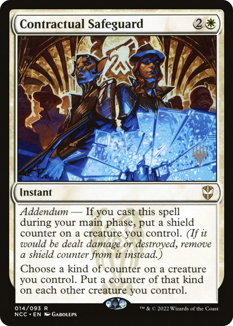 Contractual Safeguard (PPSNC-014) [Promo Pack: New Capenna Commander Promos] Foil