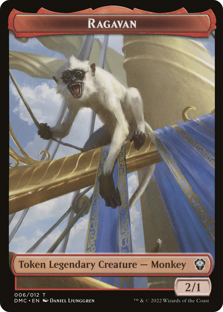 Ragavan (TDMC-006) [Dominaria United Commander Tokens] Foil