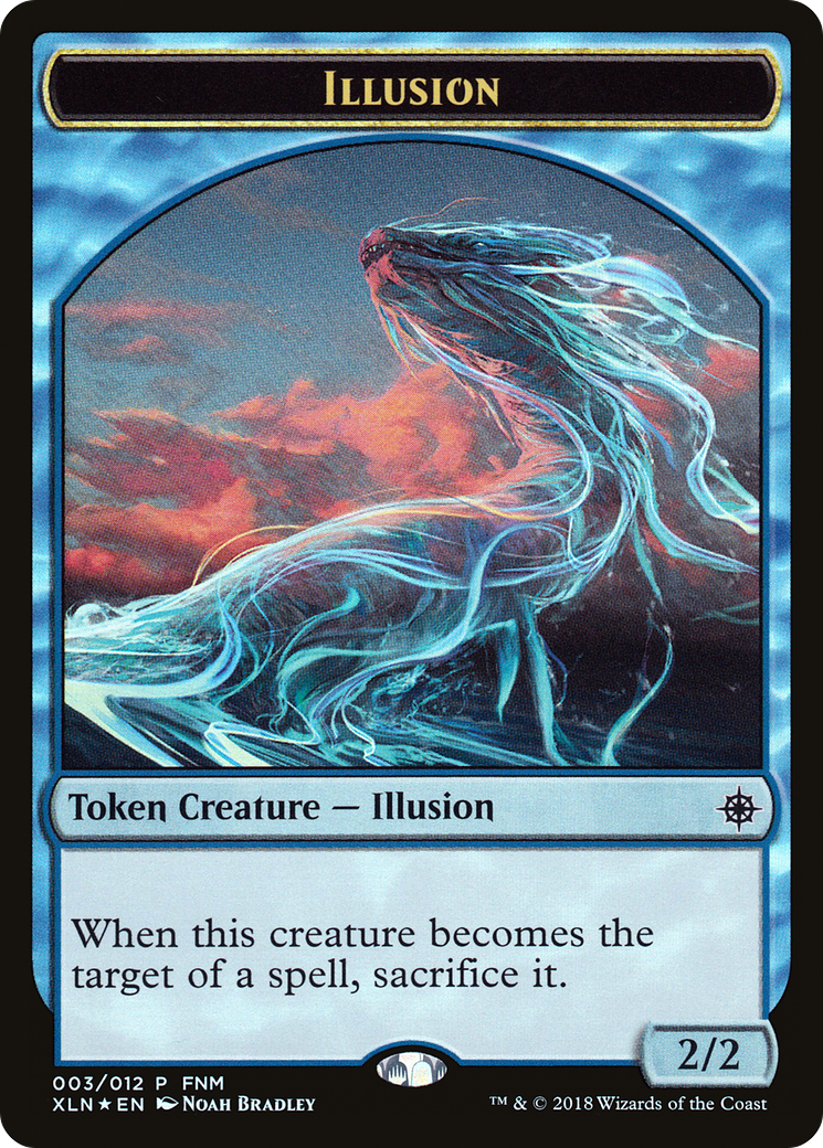 Illusion // Saproling Double-sided Token (FNM-003) [Friday Night Magic 2018] Foil