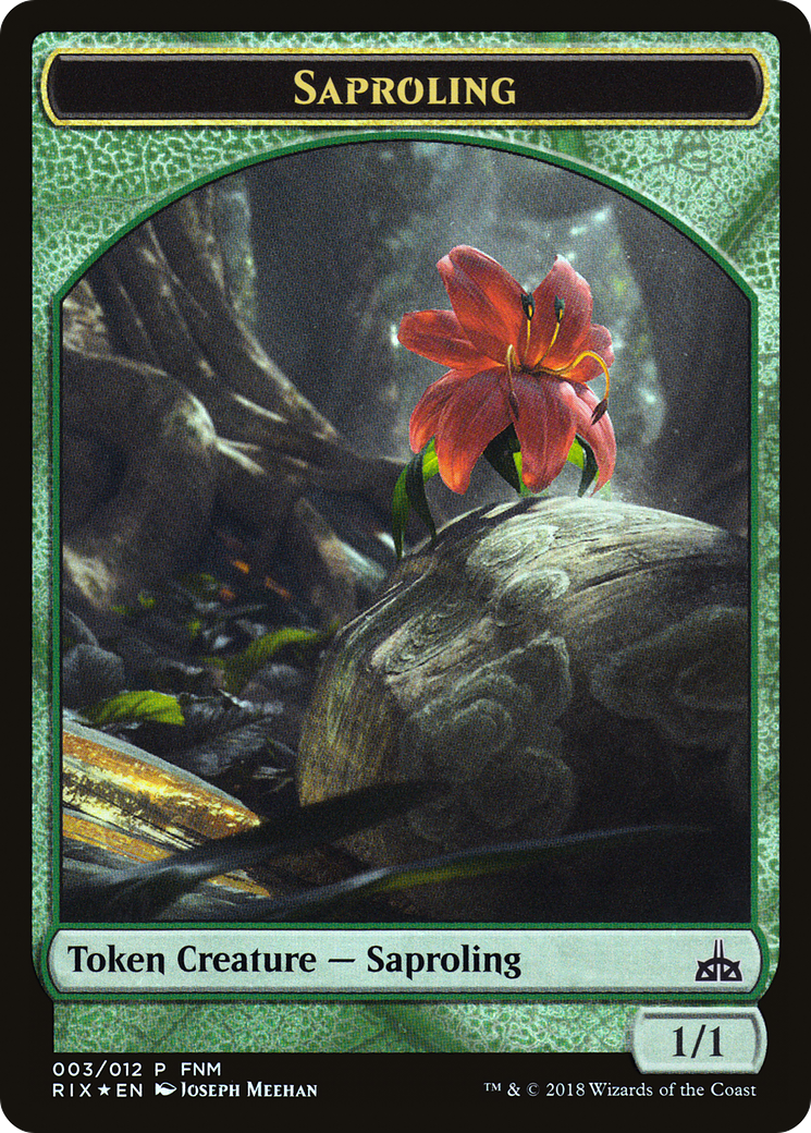 Illusion // Saproling Double-sided Token (FNM-003) [Friday Night Magic 2018] Foil