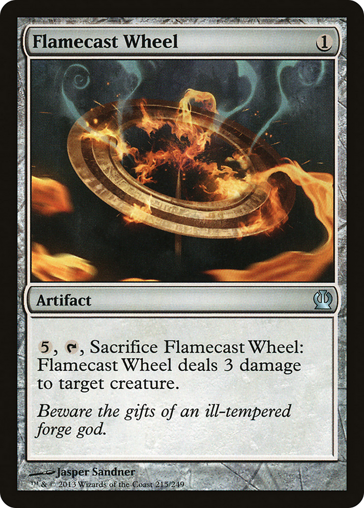 Flamecast Wheel (THS-215) [Theros] Foil