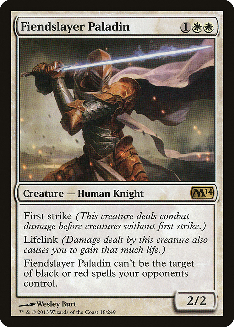 Fiendslayer Paladin (M14-018) [Magic 2014] Foil