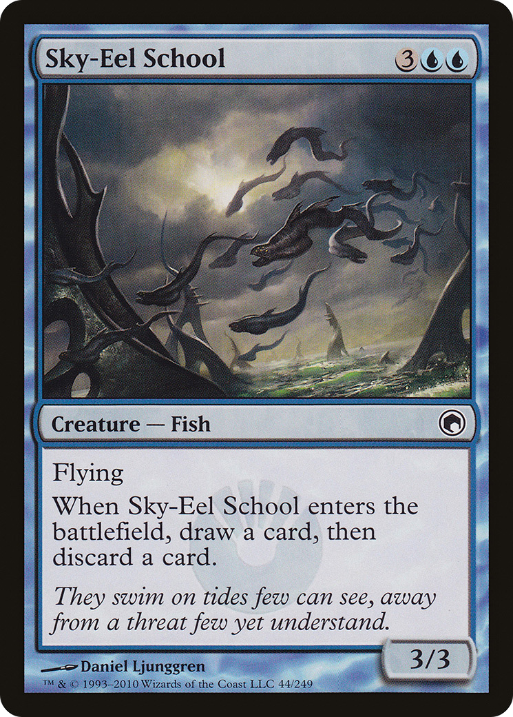 Sky-Eel School (SOM-044) [Scars of Mirrodin]
