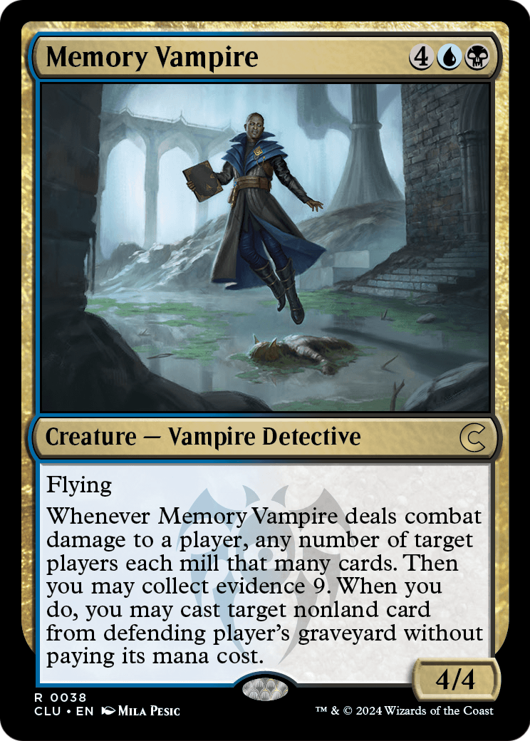 Memory Vampire (CLU-038) [Ravnica: Clue Edition]