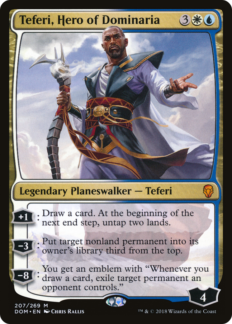 Teferi, Hero of Dominaria (DOM-207) [Dominaria] Foil