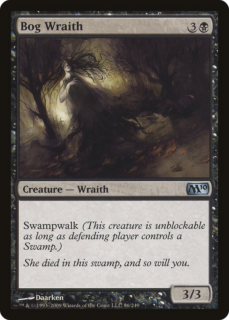 Bog Wraith (M10-086) [Magic 2010]