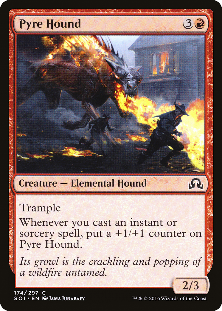 Pyre Hound (SOI-174) [Shadows over Innistrad] Foil