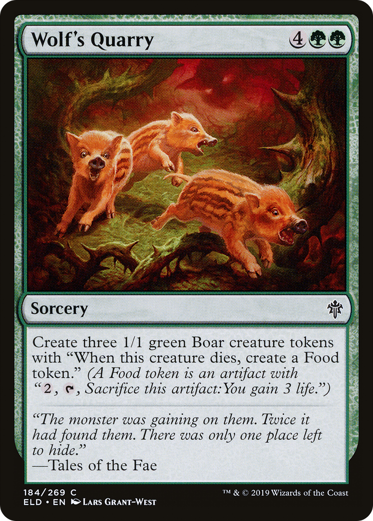 Wolf's Quarry (ELD-184) [Throne of Eldraine]