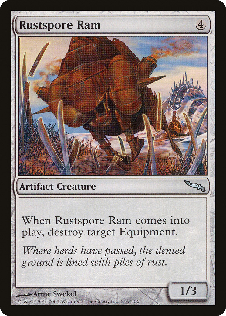 Rustspore Ram (MRD-235) [Mirrodin] Foil