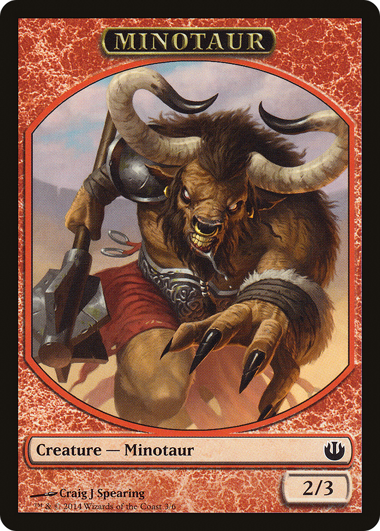Minotaur Token (JOU-003) [Journey into Nyx Tokens]