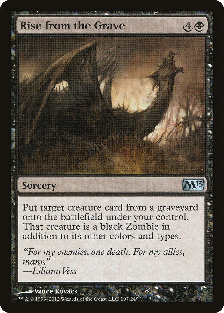 Rise from the Grave (M13-107) [Magic 2013] Foil