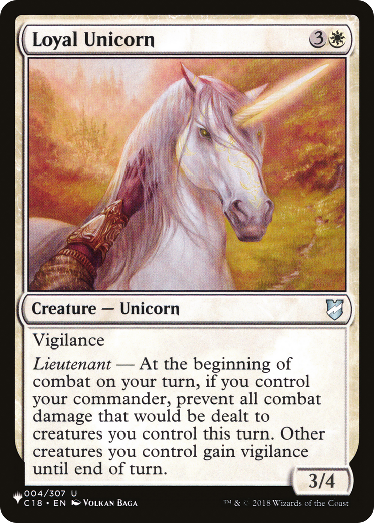 Loyal Unicorn (LIST-004/307) [The List]
