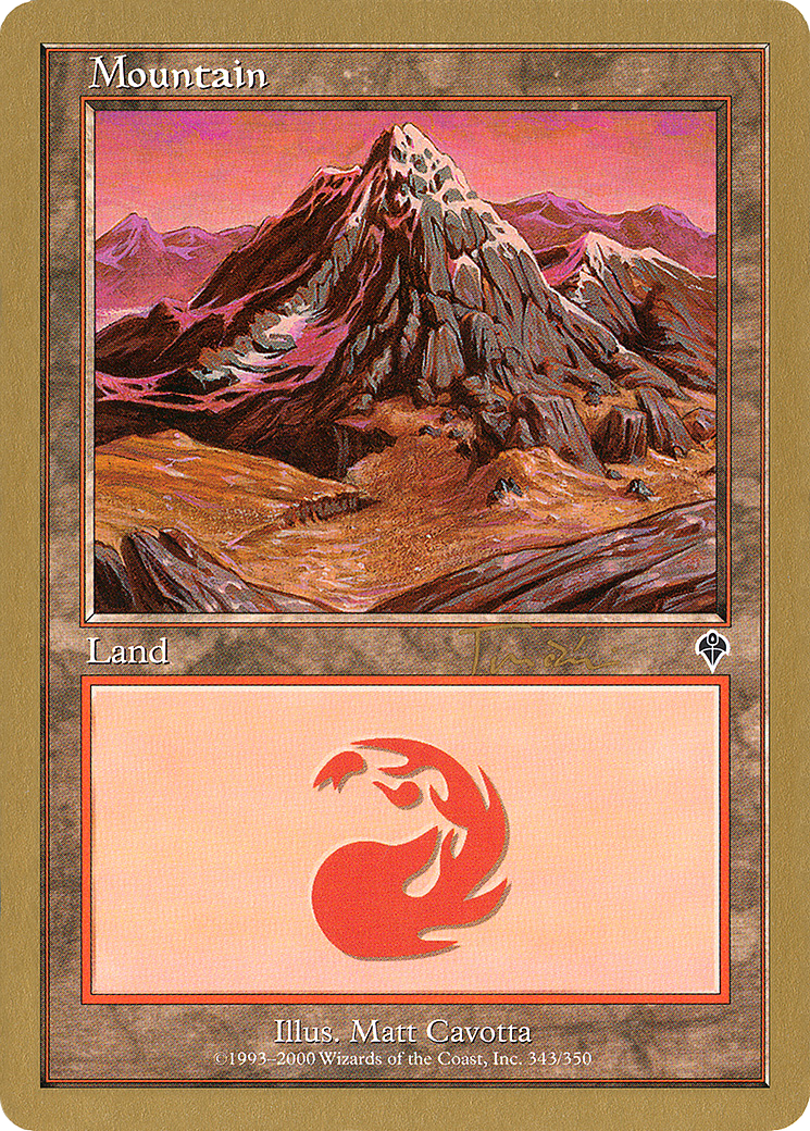 Mountain (343) - 2001 Jan Tomcani (MMQ) [World Championship Decks 2001]