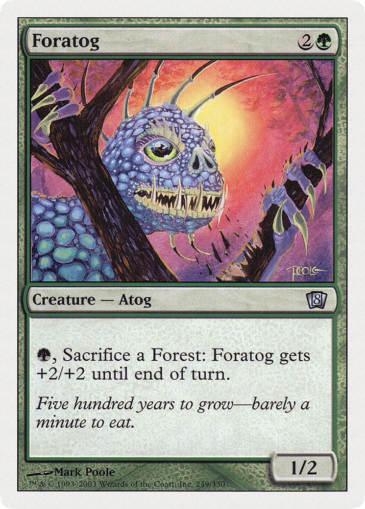 Foratog (8ED-249) [8th Edition] Foil