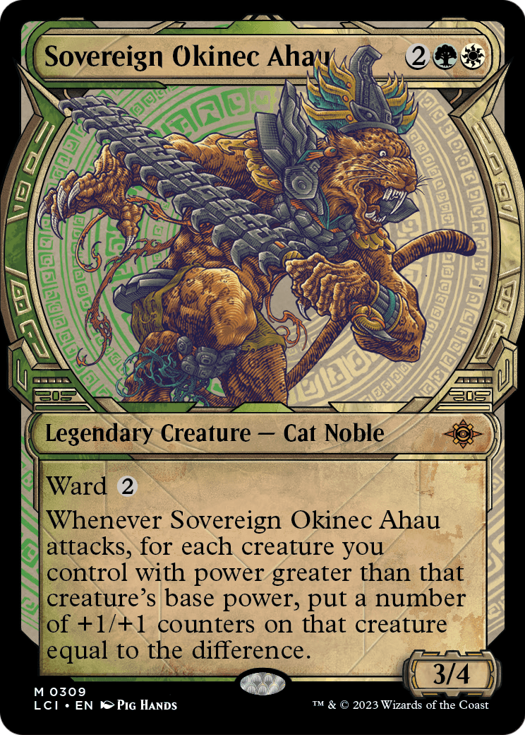 Sovereign Okinec Ahau (Showcase) (LCI-309) [The Lost Caverns of Ixalan] Foil