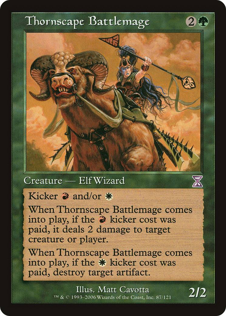 Thornscape Battlemage (TSB-087) [Time Spiral Timeshifted] Foil