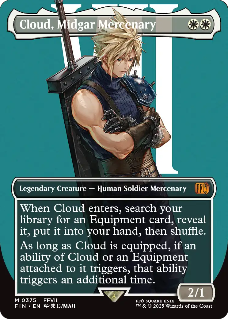 Cloud, Midgar Mercenary (Borderless) (FIN-375) [FINAL FANTASY]