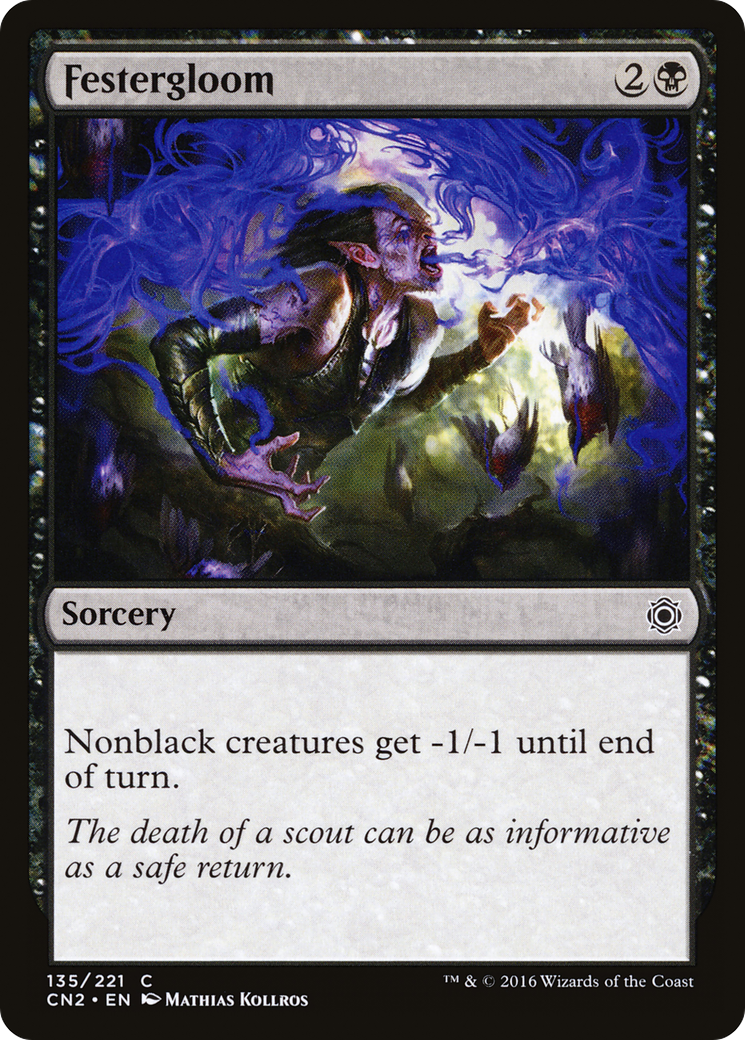 Festergloom (CN2-135) [Conspiracy: Take the Crown] Foil
