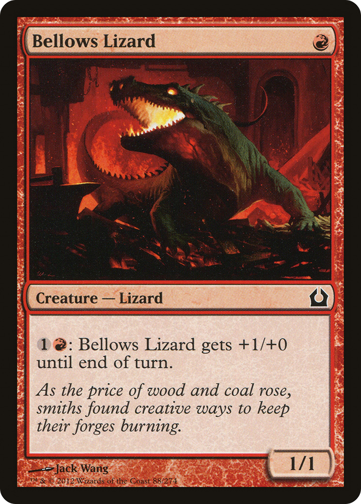 Bellows Lizard (RTR-088) [Return to Ravnica]