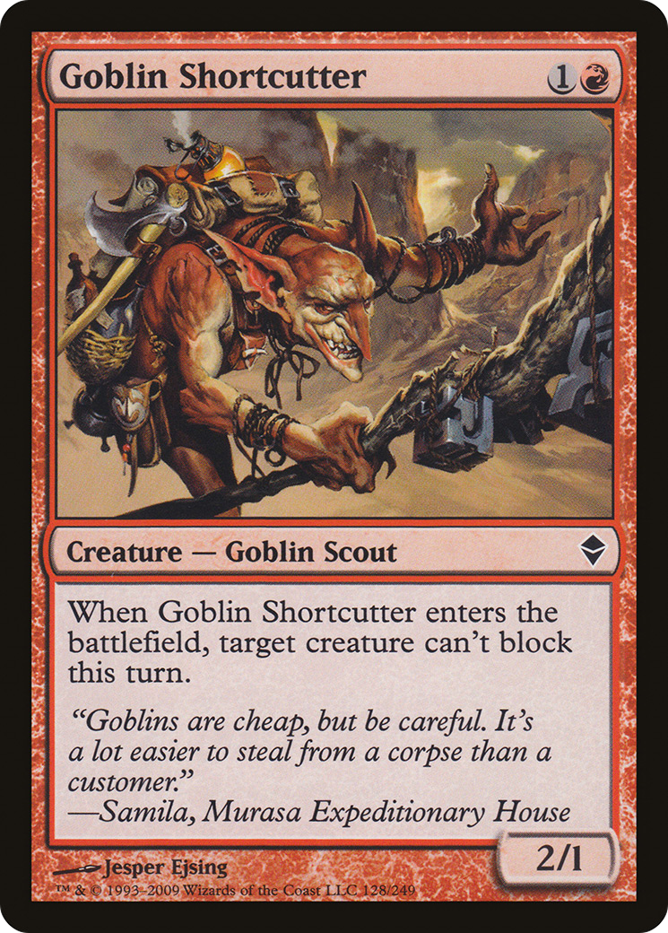 Goblin Shortcutter (ZEN-128) [Zendikar]