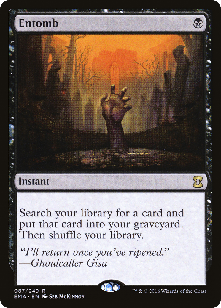 Entomb (EMA-087) [Eternal Masters] Foil