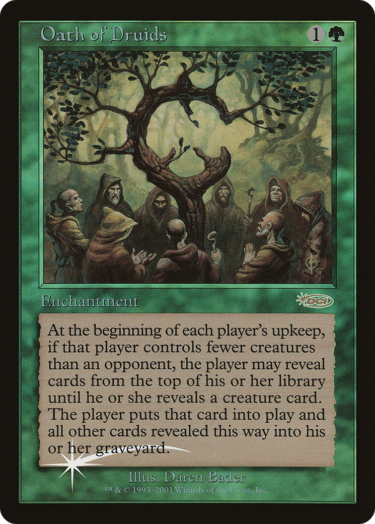 Oath of Druids (JDG-002) [Judge Gift Cards 2001] Foil