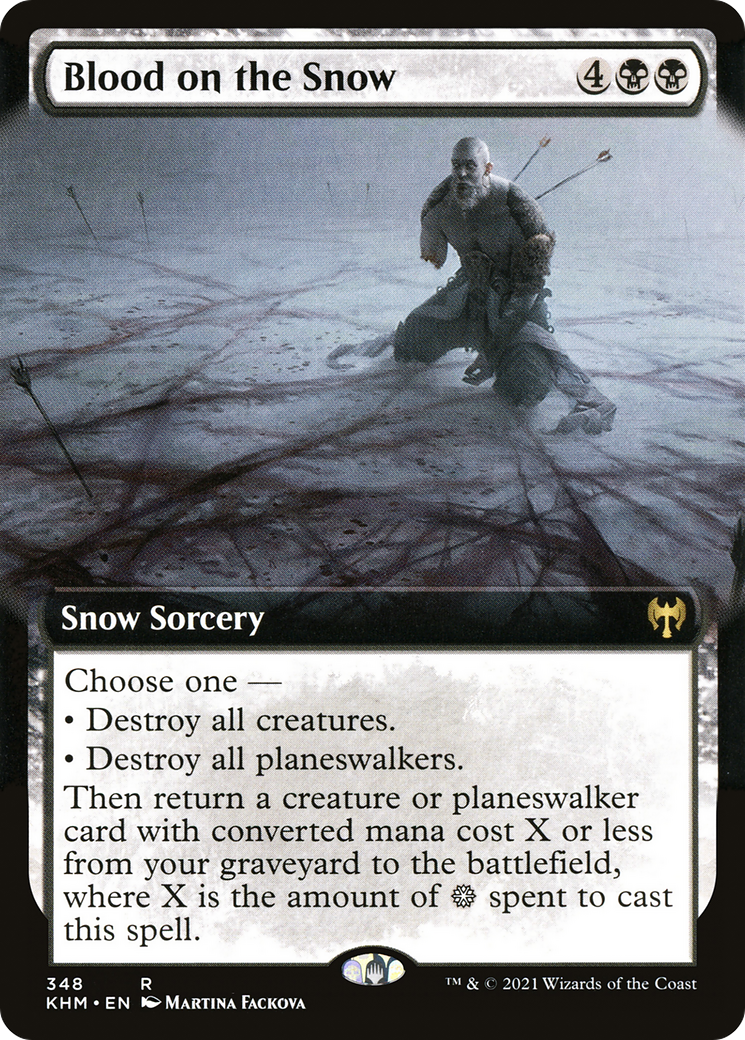 Blood on the Snow (Extended Art) (KHM-348) [Kaldheim]