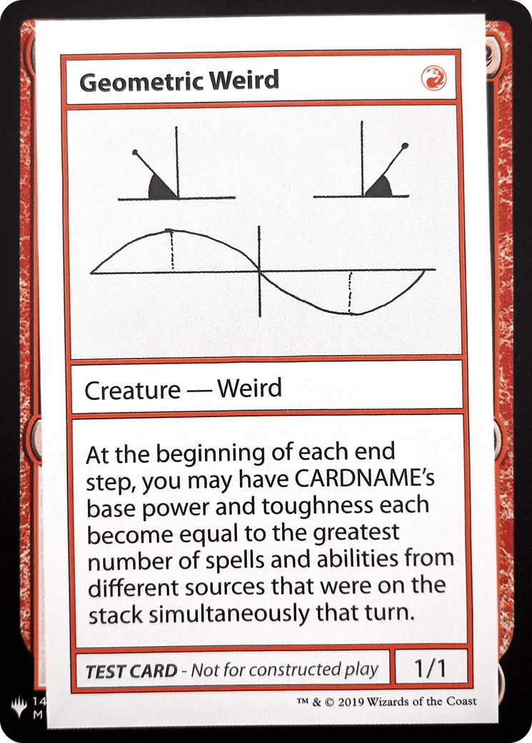 Geometric Weird [Mystery Booster Playtest Cards 2019]