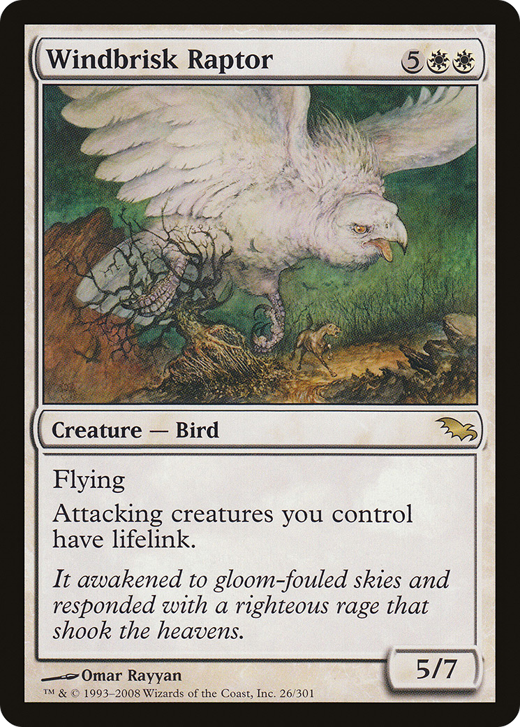 Windbrisk Raptor (SHM-026) [Shadowmoor] Foil