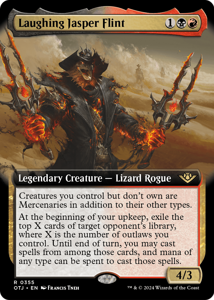 Laughing Jasper Flint (Extended Art) (OTJ-355) [Outlaws of Thunder Junction] Foil