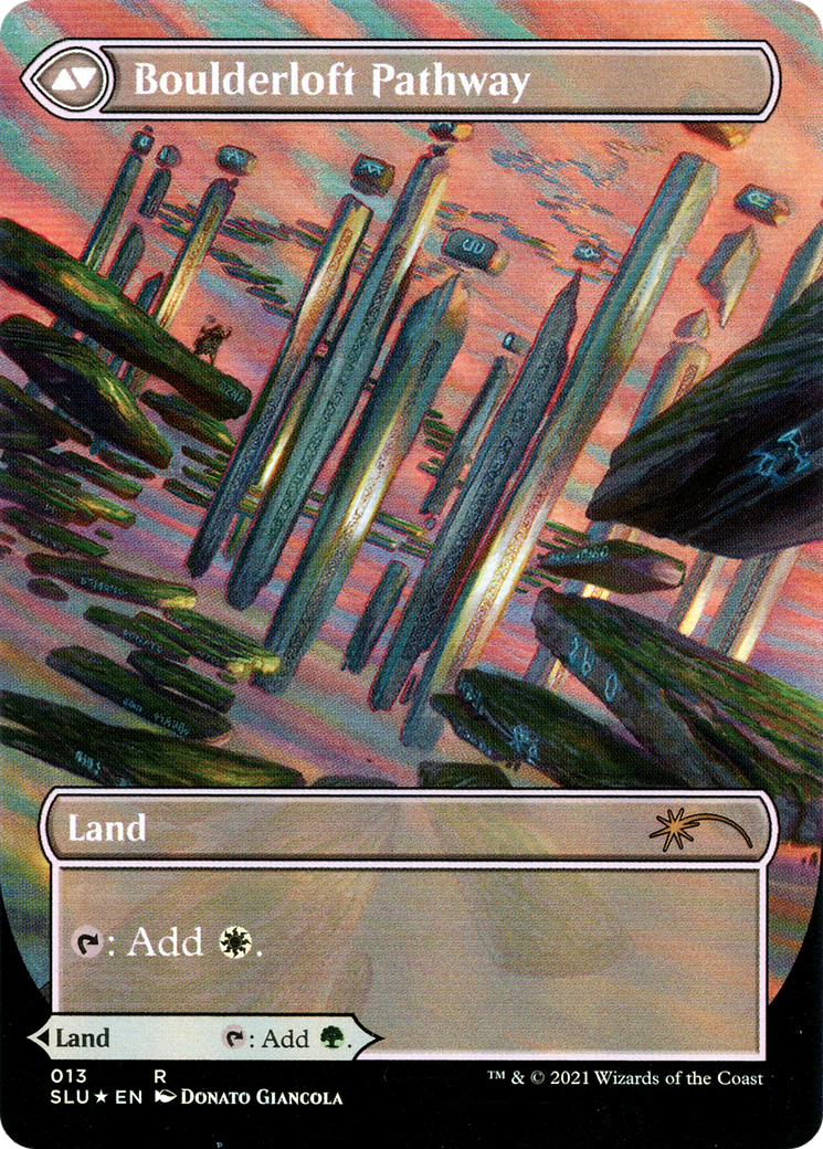 Branchloft Pathway (Borderless) (SLU-013) (Showcase) [Secret Lair: Ultimate Edition] Foil
