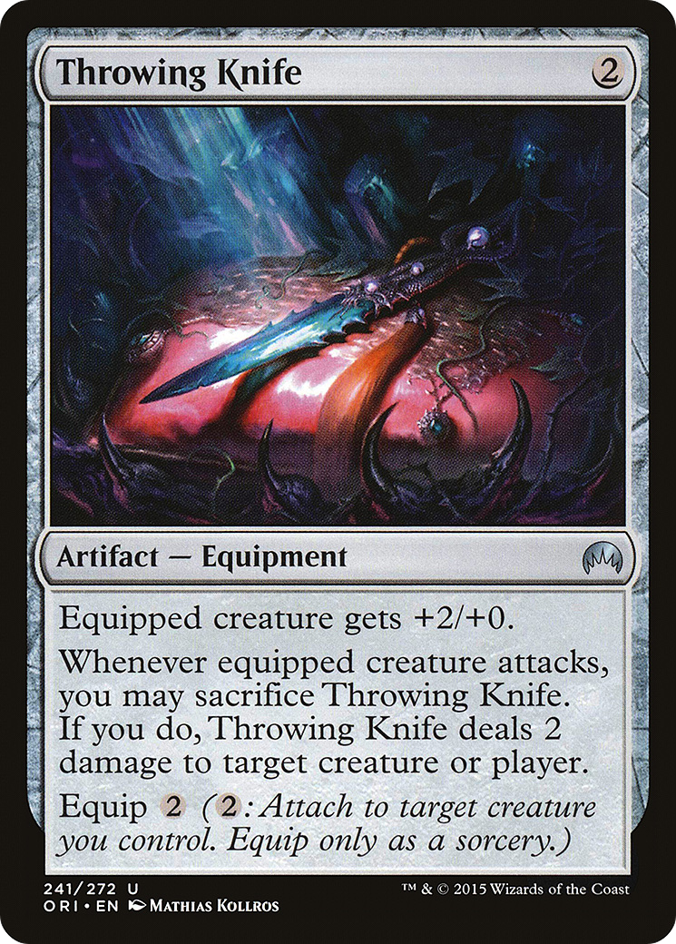 Throwing Knife (ORI-241) [Magic Origins] Foil