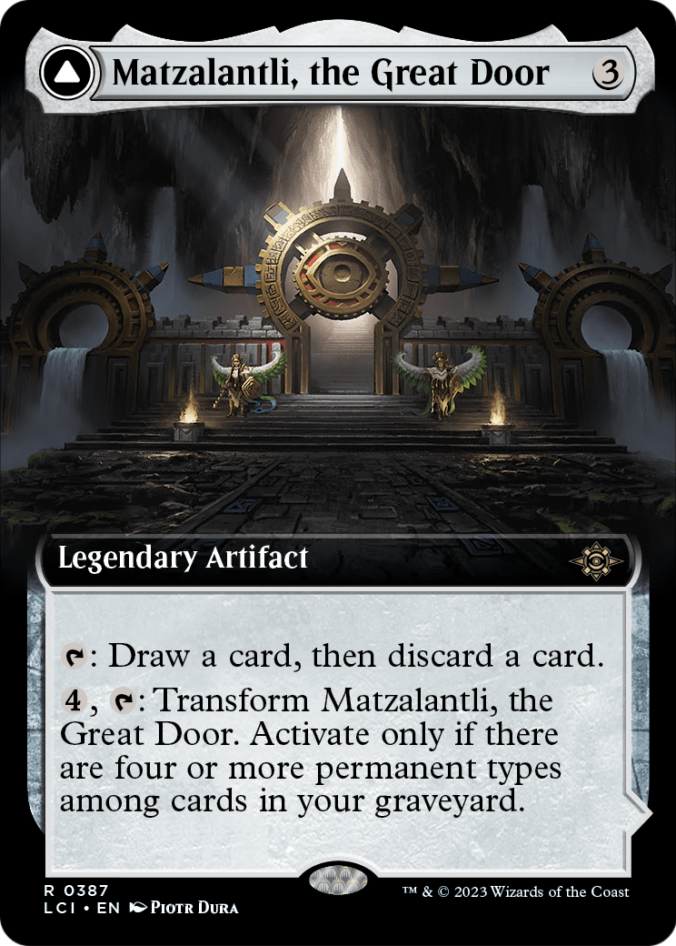Matzalantli, the Great Door (Extended Art) (LCI-387) [The Lost Caverns of Ixalan] Foil
