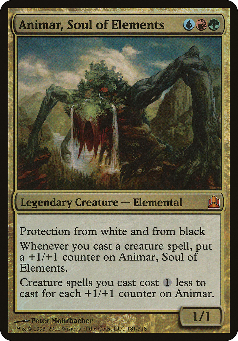 Animar, Soul of Elements (Commander) (OVER-181) [Commander 2011 Oversized] Foil